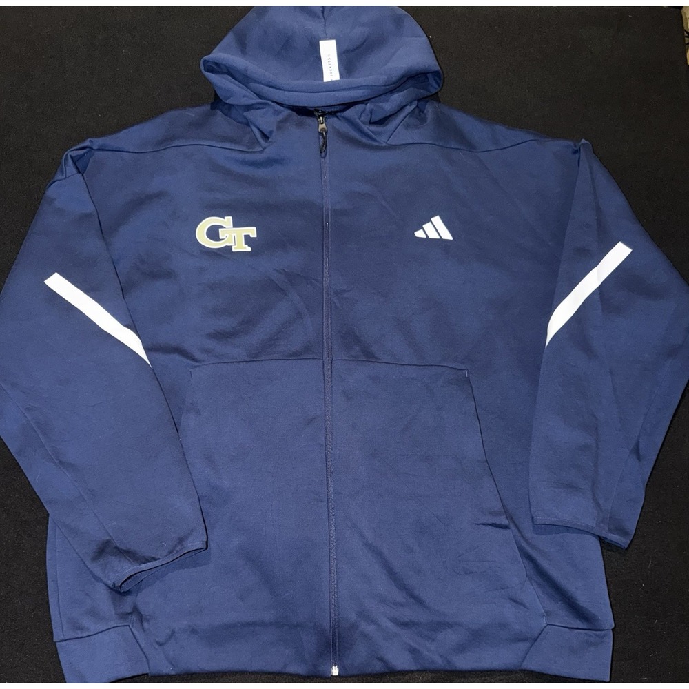 Georgia Tech Adidas Yellow Jackets Player Exclusive Track Suit Mens 3XL